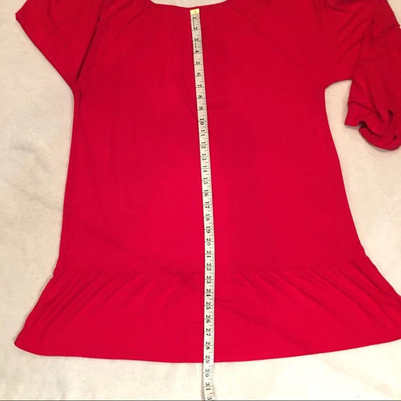 Bright Red Women’s Holiday Tunic - Picture 7 of 16